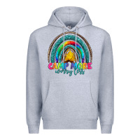 Heather Grey camp more worry less Premium Hoodie - Artiststas