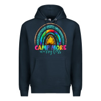 Navy camp more worry less Premium Hoodie - Artiststas