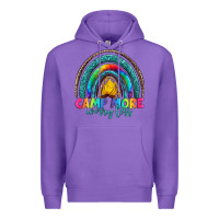 Purple camp more worry less Premium Hoodie - Artiststas