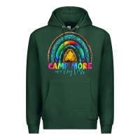 Sports Green camp more worry less Premium Hoodie - Artiststas