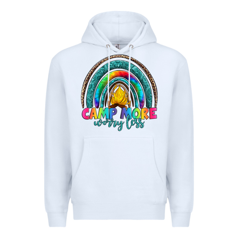 Camp More Worry Less Premium Hoodie by Artiststas | Teevron