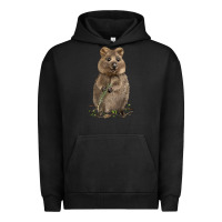 Pigment Black Quokka Urban Hoodie - LillyAllenDesigns
