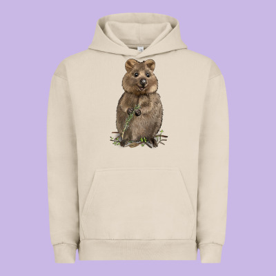 Quokka Urban Hoodie Designed By Lillyallendesigns