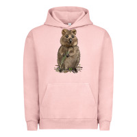 Pigment Salmon Quokka Urban Hoodie - LillyAllenDesigns