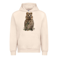Sandshell Quokka Urban Hoodie - LillyAllenDesigns