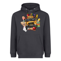 Smoke school bus driver front Heavyweight Hoodie - texasbilliewilder