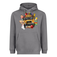 Storm school bus driver front Heavyweight Hoodie - texasbilliewilder