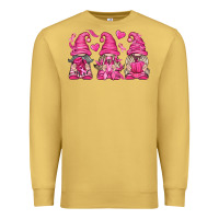 Antique Gold Breast Cancer Gnomes Premium Sweatshirt - texasbilliewilder
