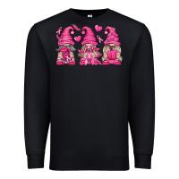 Black Breast Cancer Gnomes Premium Sweatshirt - texasbilliewilder