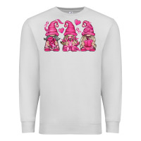 Dove Grey Breast Cancer Gnomes Premium Sweatshirt - texasbilliewilder