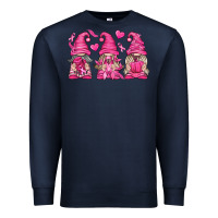 Navy Breast Cancer Gnomes Premium Sweatshirt - texasbilliewilder