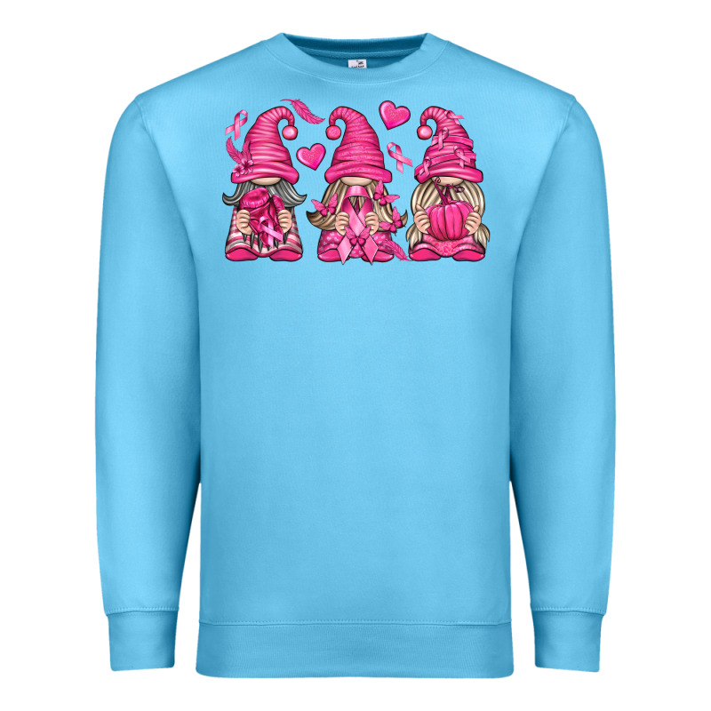Breast Cancer Gnomes Premium Sweatshirt by texasbilliewilder | Teevron