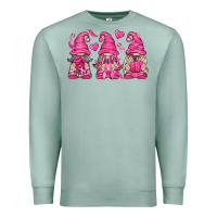 Seafoam Breast Cancer Gnomes Premium Sweatshirt - texasbilliewilder