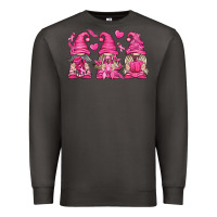 Smoke Breast Cancer Gnomes Premium Sweatshirt - texasbilliewilder