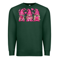 Sports Green Breast Cancer Gnomes Premium Sweatshirt - texasbilliewilder