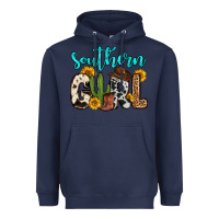Navy southern girl Heavyweight Hoodie - Zillion Design Studio