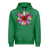 Emerald easter spring sunflower Urban Hoodie - Jasminsmagicworld