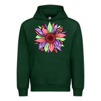 Forest Green easter spring sunflower Urban Hoodie - Jasminsmagicworld