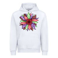 White easter spring sunflower Urban Hoodie - Jasminsmagicworld