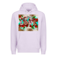 Lilac love birds and love with ross Premium Hoodie - AdoDesignShop