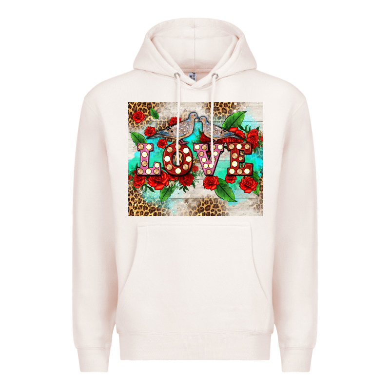 Love Birds And Love With Ross Premium Hoodie by AdoDesignShop | Teevron