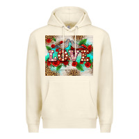 Sandshell love birds and love with ross Premium Hoodie - AdoDesignShop