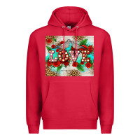 Cardinal love birds and love with ross Premium Hoodie - AdoDesignShop