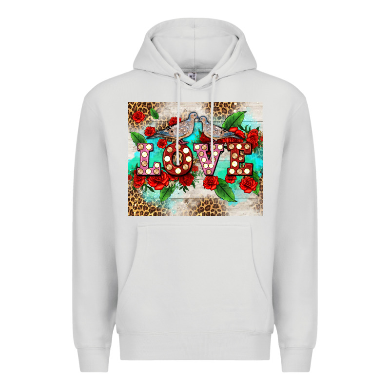 Love Birds And Love With Ross Premium Hoodie by AdoDesignShop | Teevron