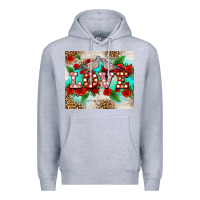 Heather Grey love birds and love with ross Premium Hoodie - AdoDesignShop