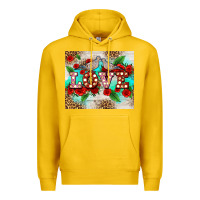Lemon love birds and love with ross Premium Hoodie - AdoDesignShop