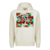 Oatmeal Heather love birds and love with ross Premium Hoodie - AdoDesignShop