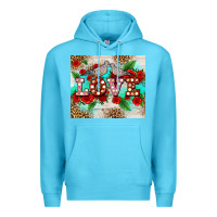 Ocean Blue love birds and love with ross Premium Hoodie - AdoDesignShop