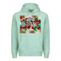 Seafoam love birds and love with ross Premium Hoodie - AdoDesignShop