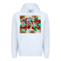 White love birds and love with ross Premium Hoodie - AdoDesignShop