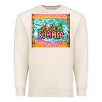 Sandshell hello summer Premium Sweatshirt - Zillion Design Studio