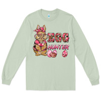 Matcha easter pink camouflage egg hunter  bunny Long Sleeve Tee - BarkalooDesign