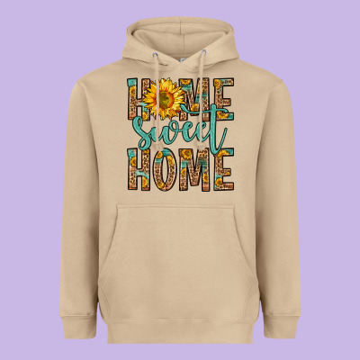 Home Sweet Home Heavyweight Hoodie Designed By Zillion Design Studio