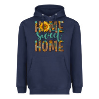 Navy home sweet home Heavyweight Hoodie - Zillion Design Studio