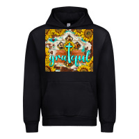 Foreset Green grateful cross Urban Hoodie - BarkalooDesign
