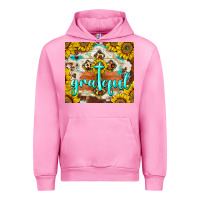 Fuchsia Pink grateful cross Urban Hoodie - BarkalooDesign