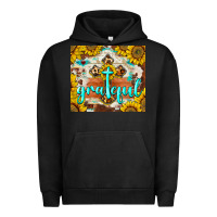 Pigment Black grateful cross Urban Hoodie - BarkalooDesign