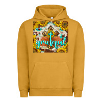 Pigment Peanut Butter grateful cross Urban Hoodie - BarkalooDesign
