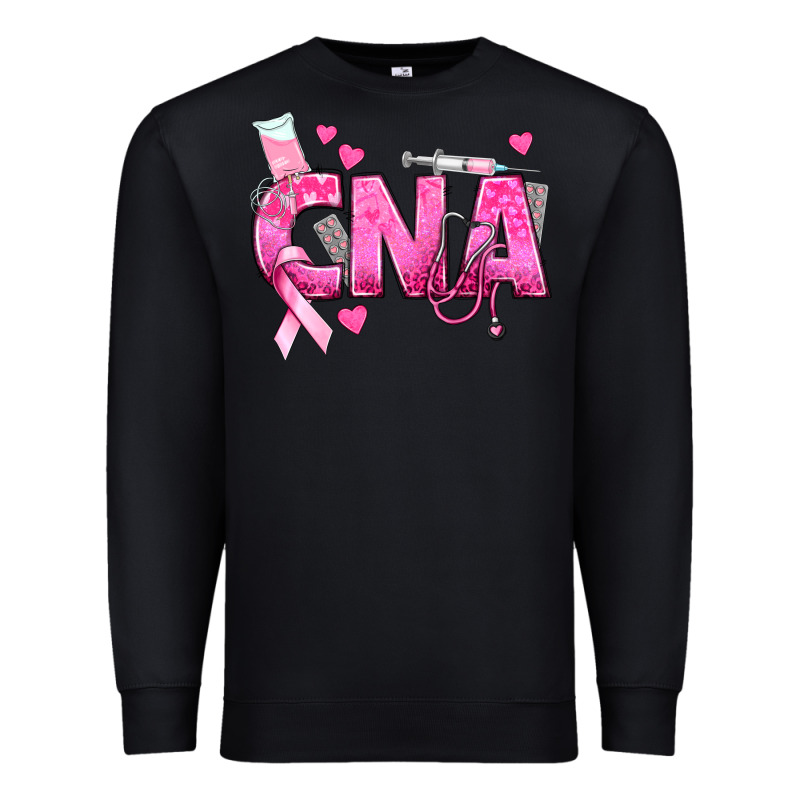 Breast Cancer Cna Certified Nursing Assistant Premium Sweatshirt by texasbilliewilder | Teevron