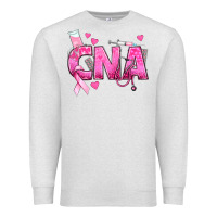 Oatmeal Heather Breast Cancer CNA Certified Nursing Assistant Premium Sweatshirt - texasbilliewilder