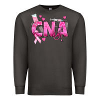 Smoke Breast Cancer CNA Certified Nursing Assistant Premium Sweatshirt - texasbilliewilder
