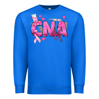 True Royal Breast Cancer CNA Certified Nursing Assistant Premium Sweatshirt - texasbilliewilder