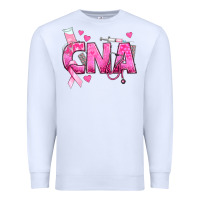 White Breast Cancer CNA Certified Nursing Assistant Premium Sweatshirt - texasbilliewilder