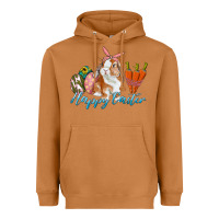 Meerkat happy easter bunny carrots and eggs Heavyweight Hoodie - RanaPortraitStore