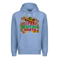 Colony Blue national hispanic heritage month Premium Hoodie - BundleAndBundleShop