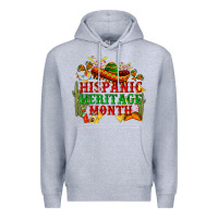 Heather Grey national hispanic heritage month Premium Hoodie - BundleAndBundleShop